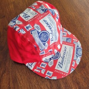 Budweiser Beer Leather Strap-back Ballcap